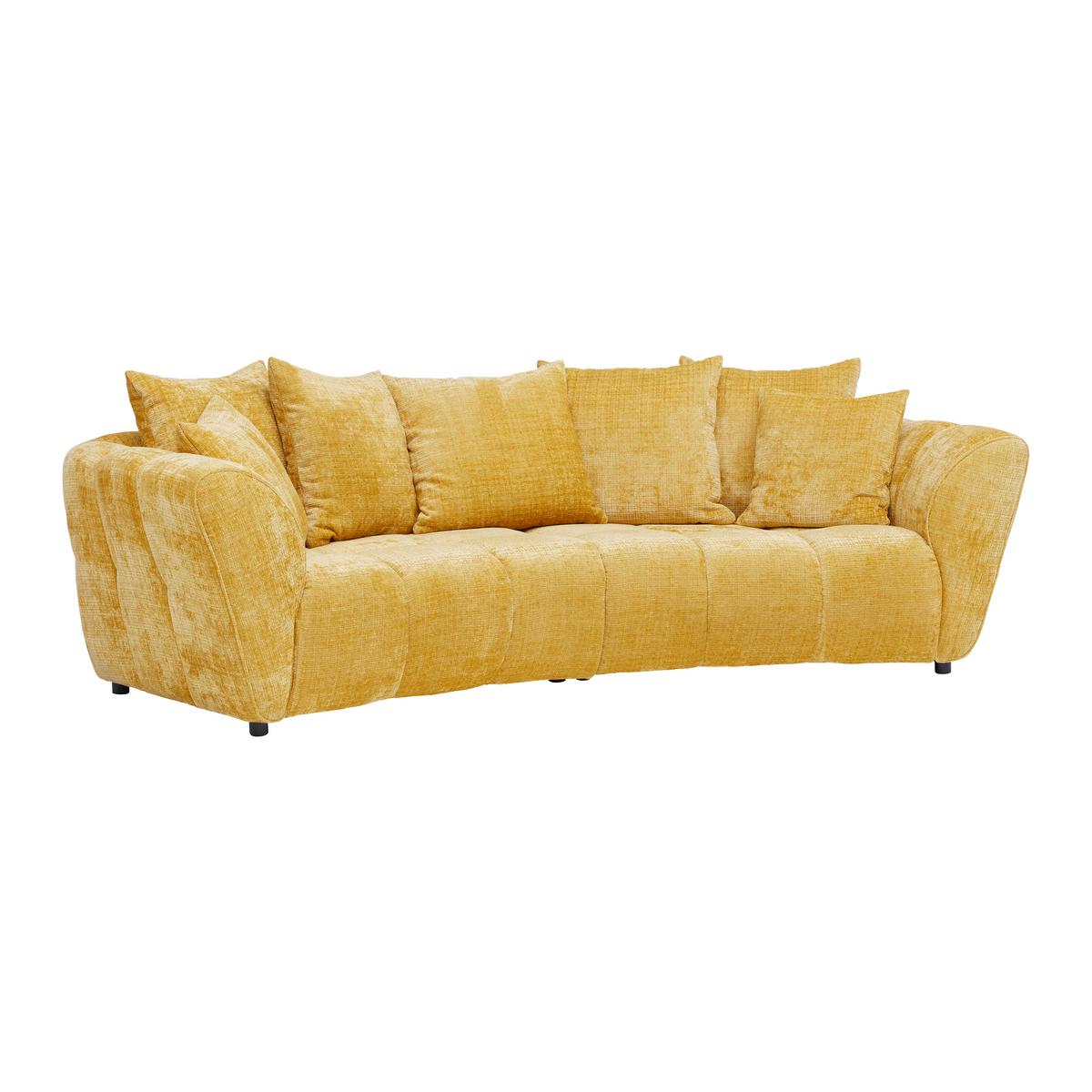 Mega Sofa Bonelli - žuta/crna, Moderno, tekstil/plastika (280/74cm) - Mömax