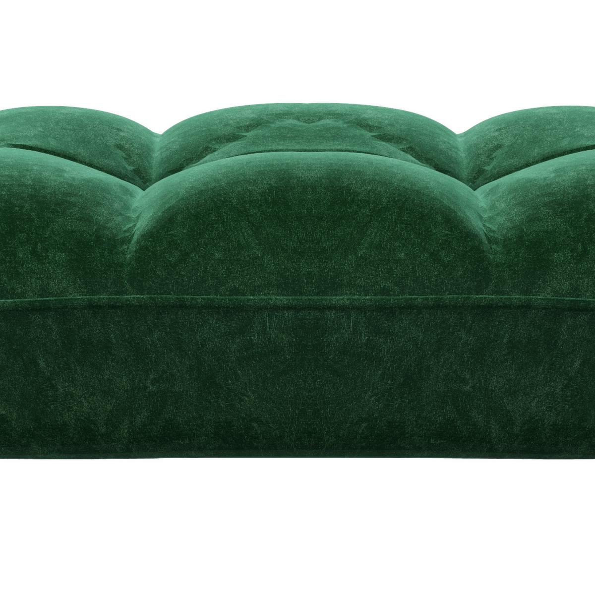 HOKER SCARLETT - zielony, Konventionell, tkanina/drewno (88/43,5/57cm) - Playboy