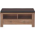 Garderobenbank Akaziefarben - Dunkelbraun/Nickelfarben, LIFESTYLE, Holzwerkstoff/Metall (100/48/40cm) - Mömax modern living Garderobenbank Akaziefarben - Dunkelbraun/Nickelfarben, LIFESTYLE, Holzwerkstoff/Metall (100/48/40cm) - Mömax modern living