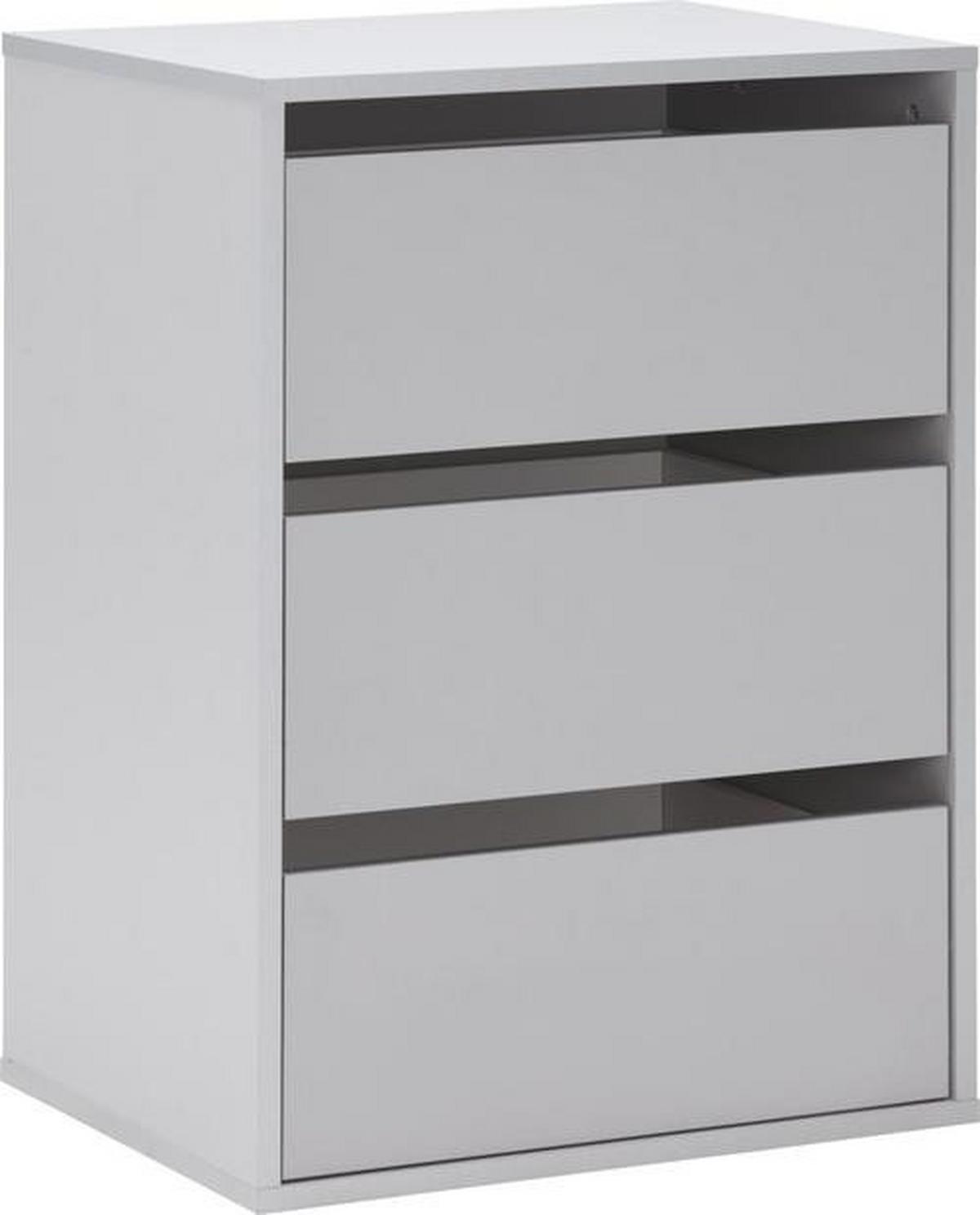 Schubkasteneinsatz in Grau - Grau, Holzwerkstoff/Kunststoff (51/70,6/39,6cm) - Mömax