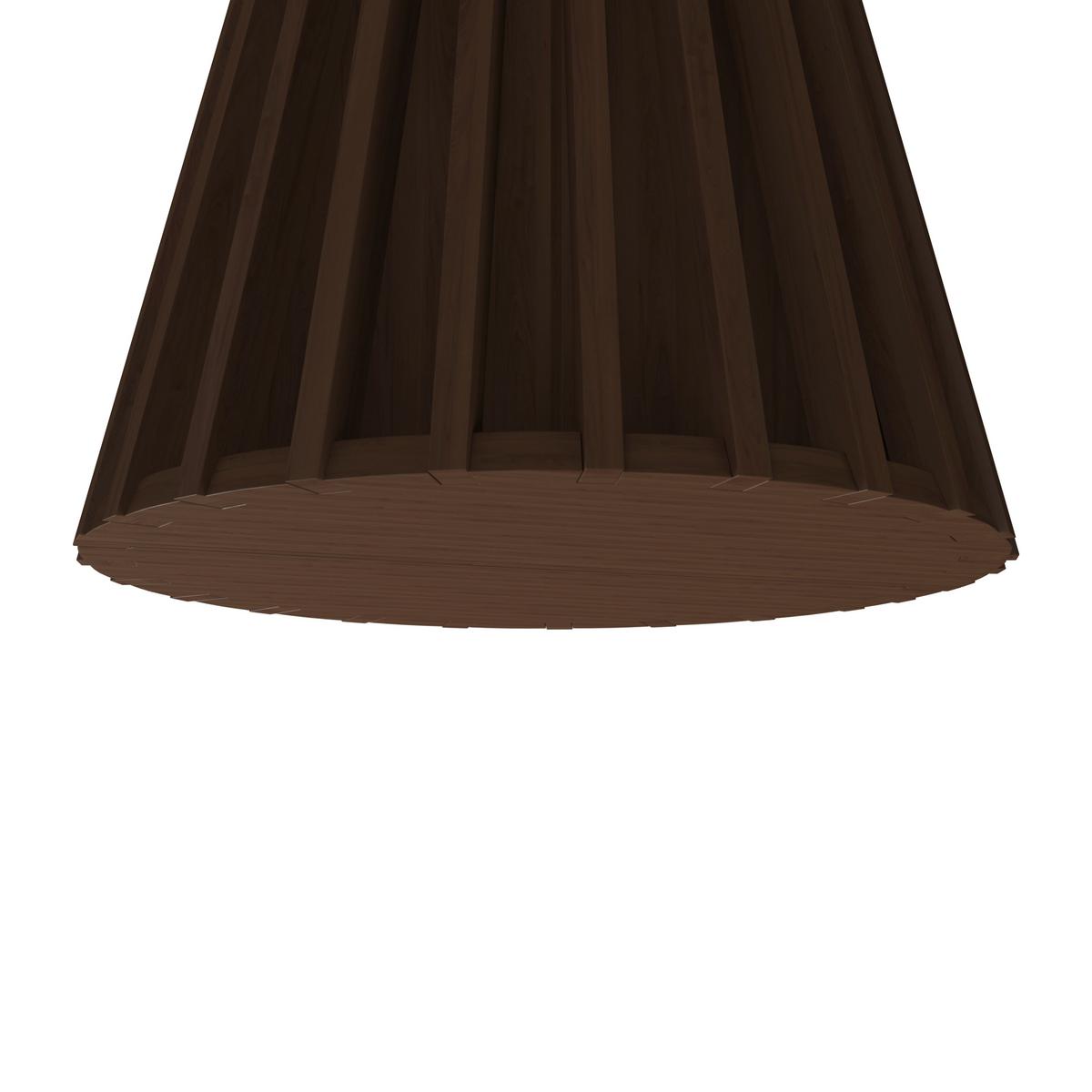 Ausziehtisch Ennio Walnussfarben Echtholz rund - Walnussfarben, MODERN, Holz/Holzwerkstoff (150/75/120cm) - Bessagi Home