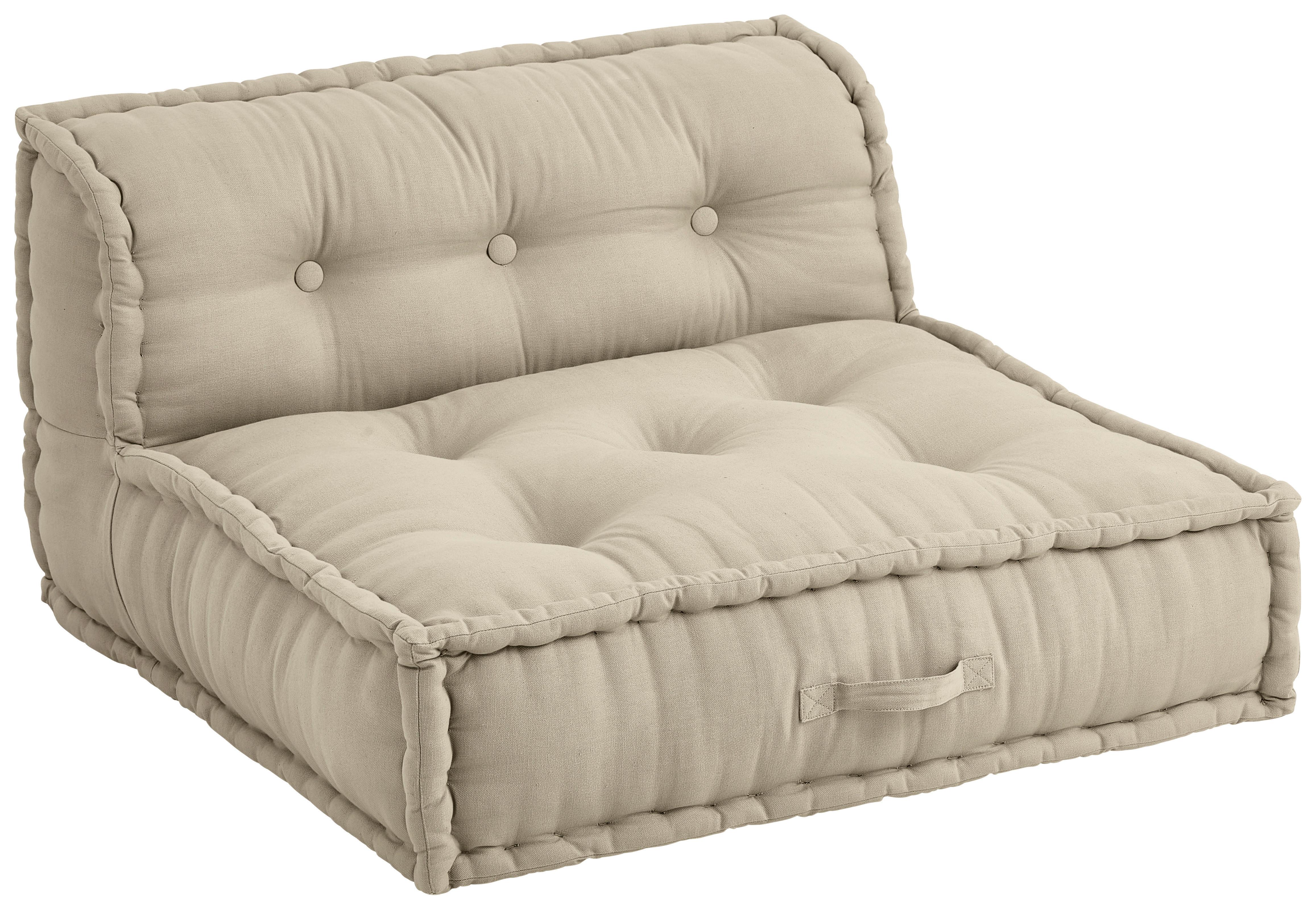ELEMENT DO SOFY SPACE - kolor piaskowy, Trend, tkanina (80/43/80cm) - P & B