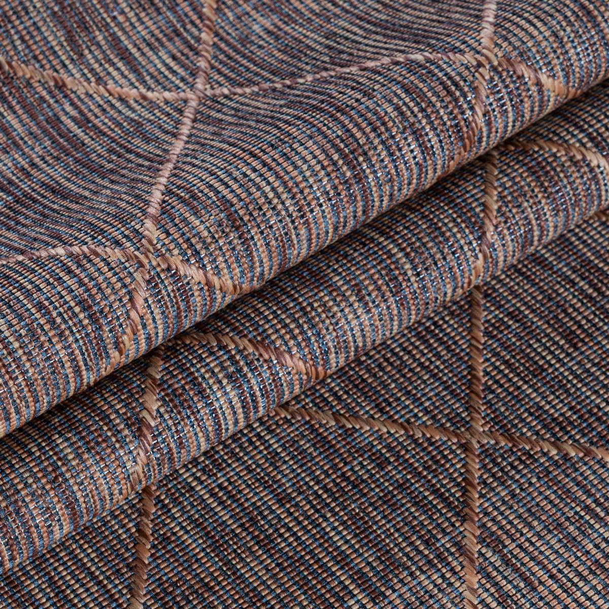 Outdoorteppich Zagora Braun/Schwarz ca. 120x170cm - Schwarz/Braun, Basics, Textil (120/170cm) - Novel