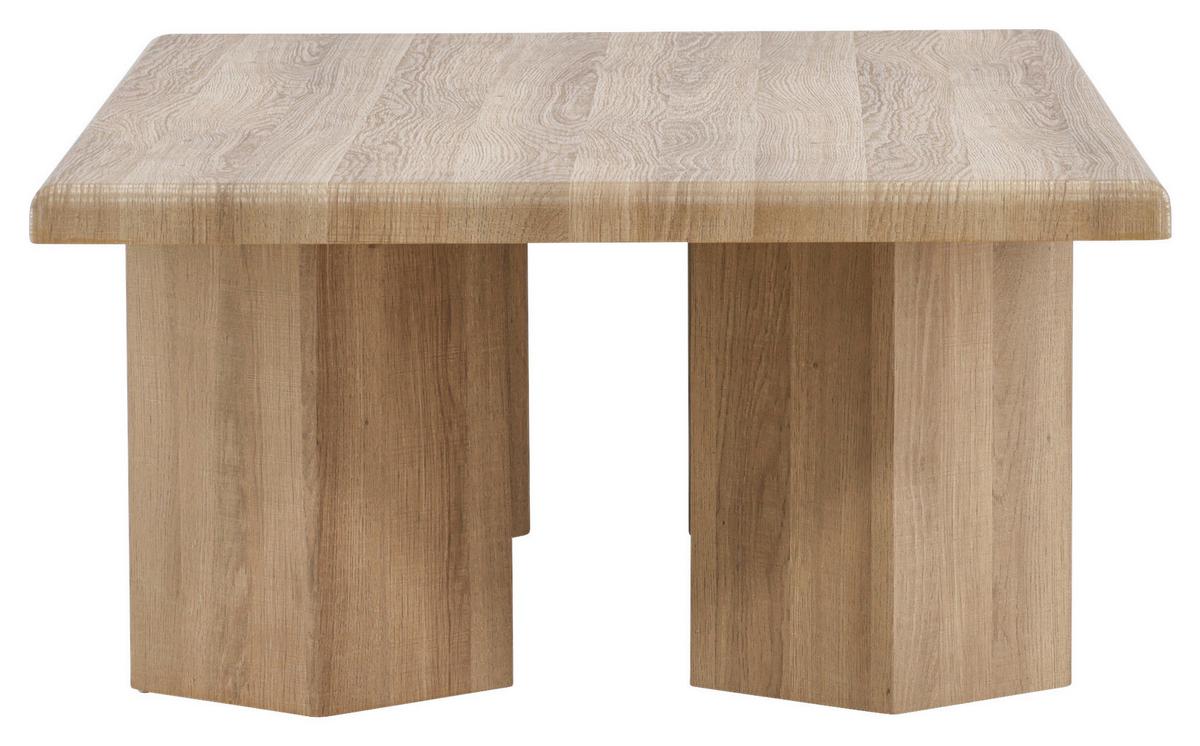 COUCHTISCH LILLEHAMMER - Hellbraun, Design, Holz (140/80/40cm) - Livetastic