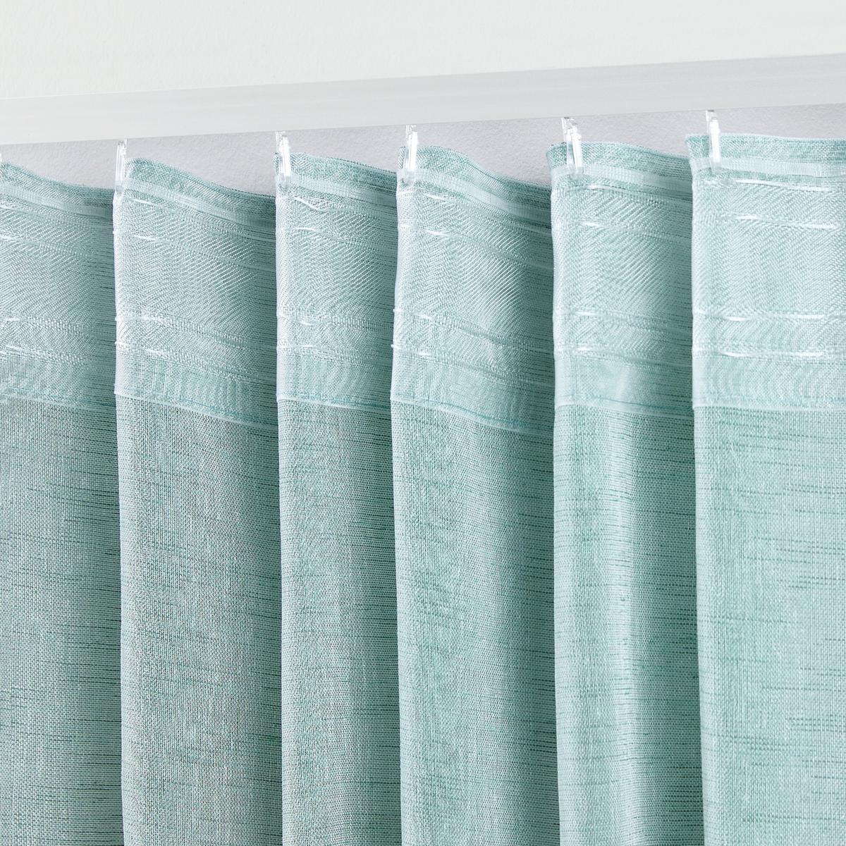 Končana Zavesa Sigrid - zelena, Romantika, tekstil (140/245cm) - Premium Living