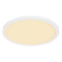 Stropna Led-svetilka Sapana, S Sijalko - bela/opal, Basics, umetna masa (29,4/2,5cm) - Globo