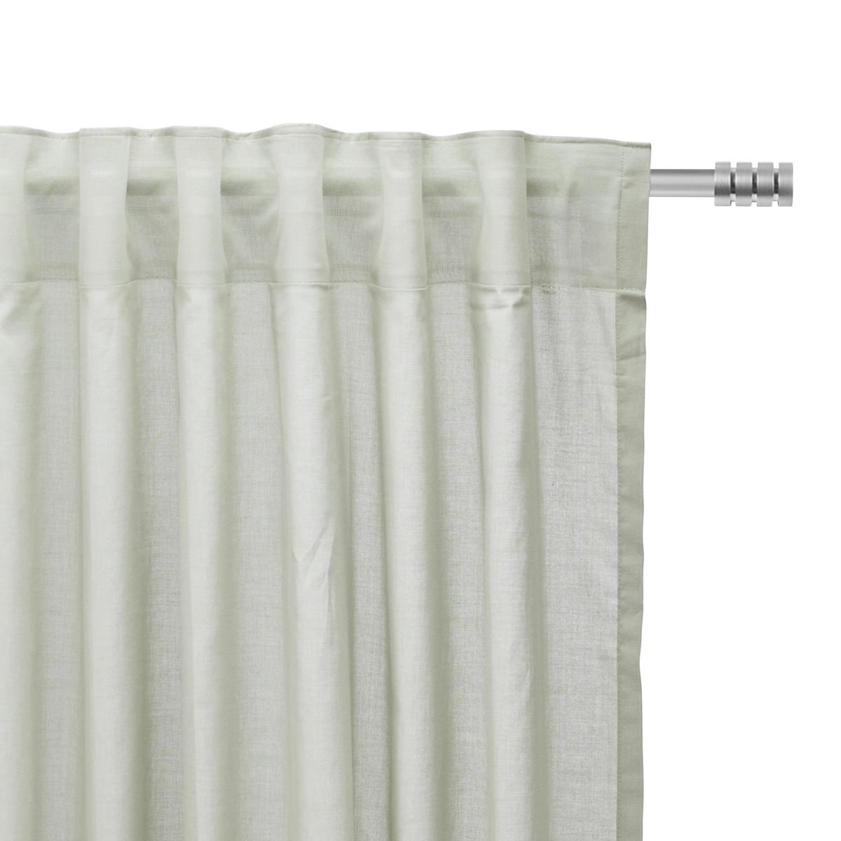 Draperie prefabricată Bio Luise - verde, Natur, textil (140/255-267cm) - ecoTree
