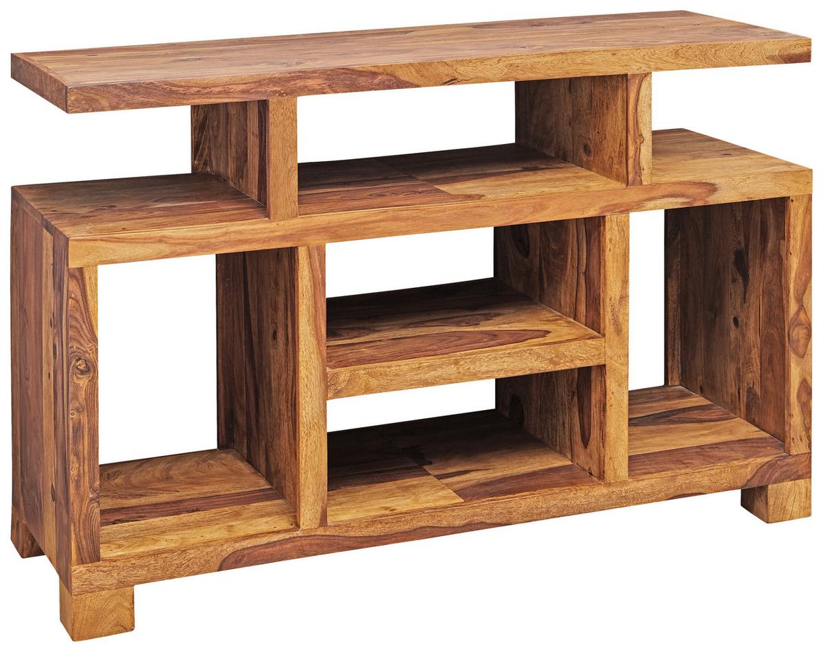 Komoda Mumbai, Pravi Les - barve indijskega rožnega lesa, Design, les (115/76,5/41cm) - MID.YOU