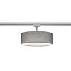 Schienensystem-Hängeleuchte Hotel Duoline Grau max. 25 W - Grau, Basics, Textil (30/16,3cm) - Trio Leuchten