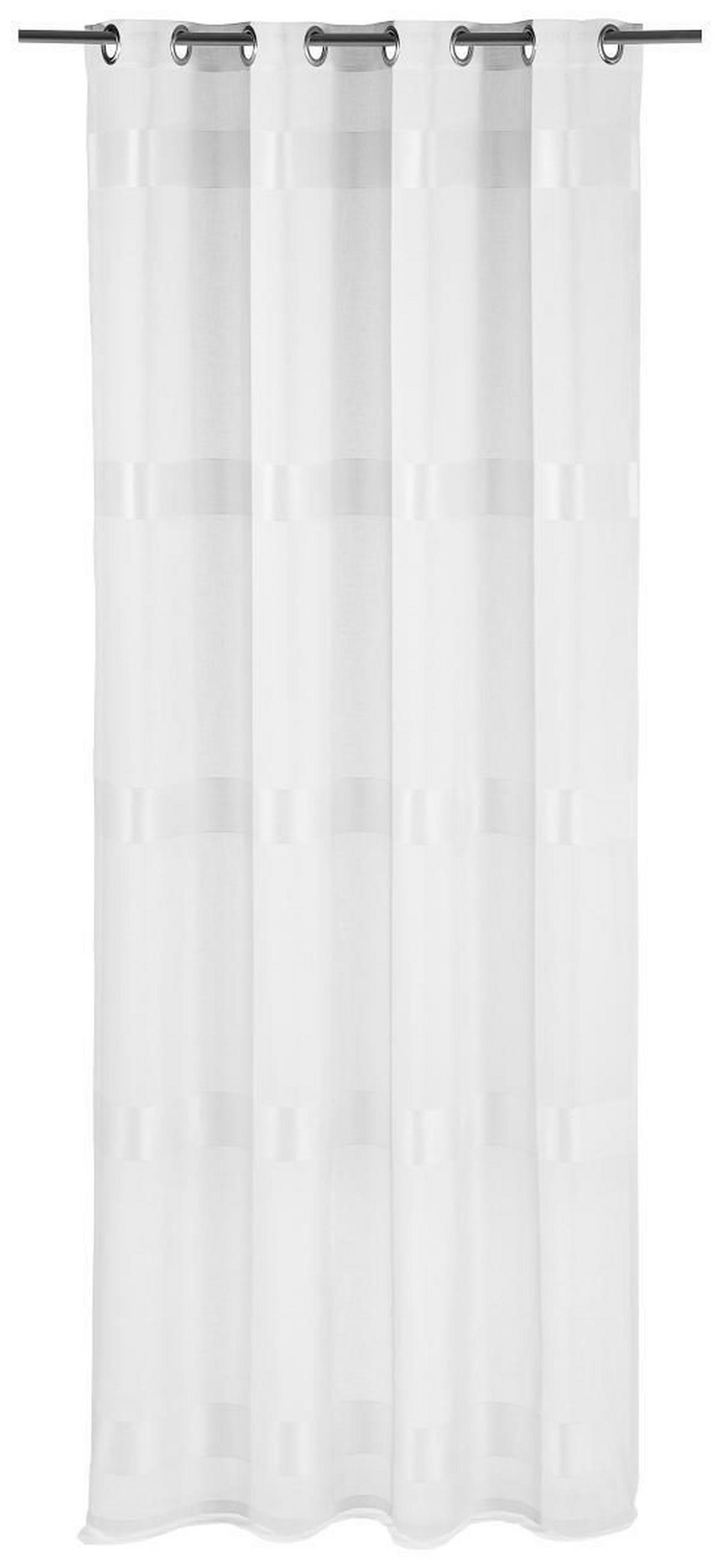 ZASŁONA NA PRZELOTKACH LASOPASO - biały, Basics, tkanina (140/245cm) - Esposa