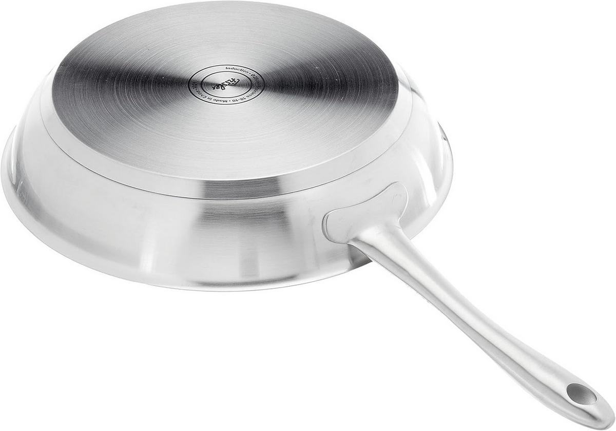 ZESTAW PATELNI 081-353-02-102/0 FISSLER - kolor stalowy, Basics, metal (24 / 28/34,5/12,5cm) - Fissler