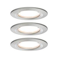 Deckenleuchte Nova max. 6,5 Watt, 3-teilig - Alufarben, Basics, Metall (8,4cm) - Paulmann