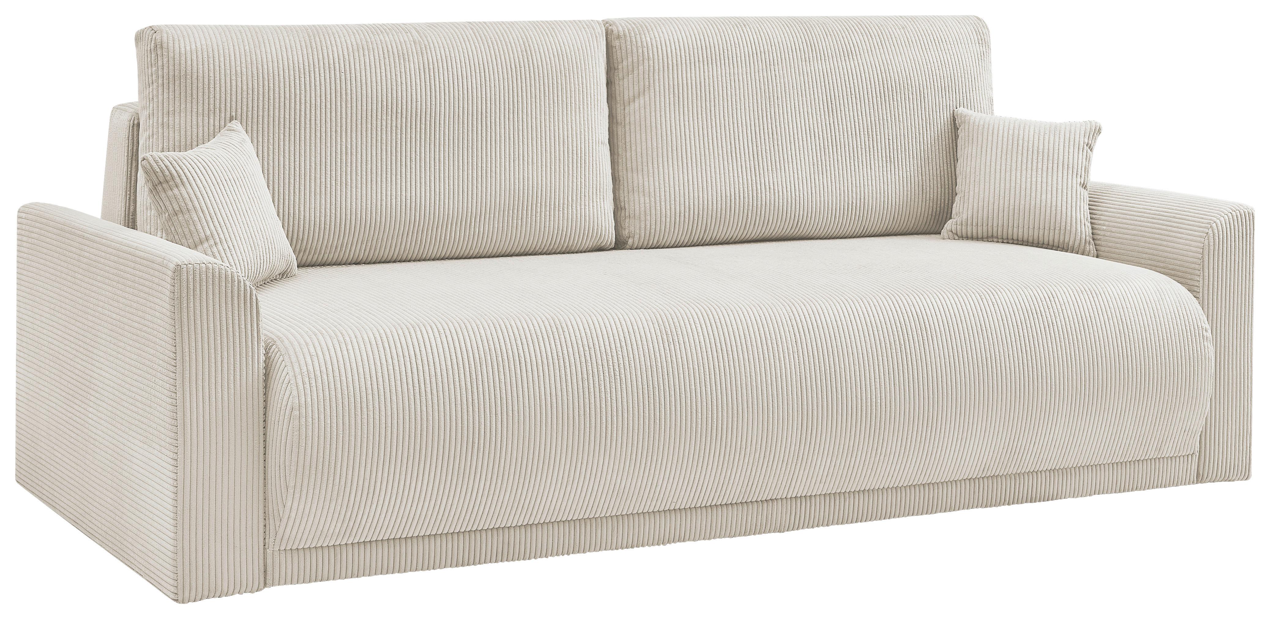 Trosjed Na Razvlačenje Kim - krem, Moderno, drvo (234/90/103cm) - Modern Living