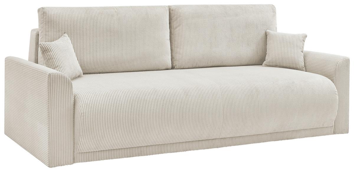 Trosjed Na Razvlačenje Kim - krem, Moderno, drvo (234/90/103cm) - Modern Living