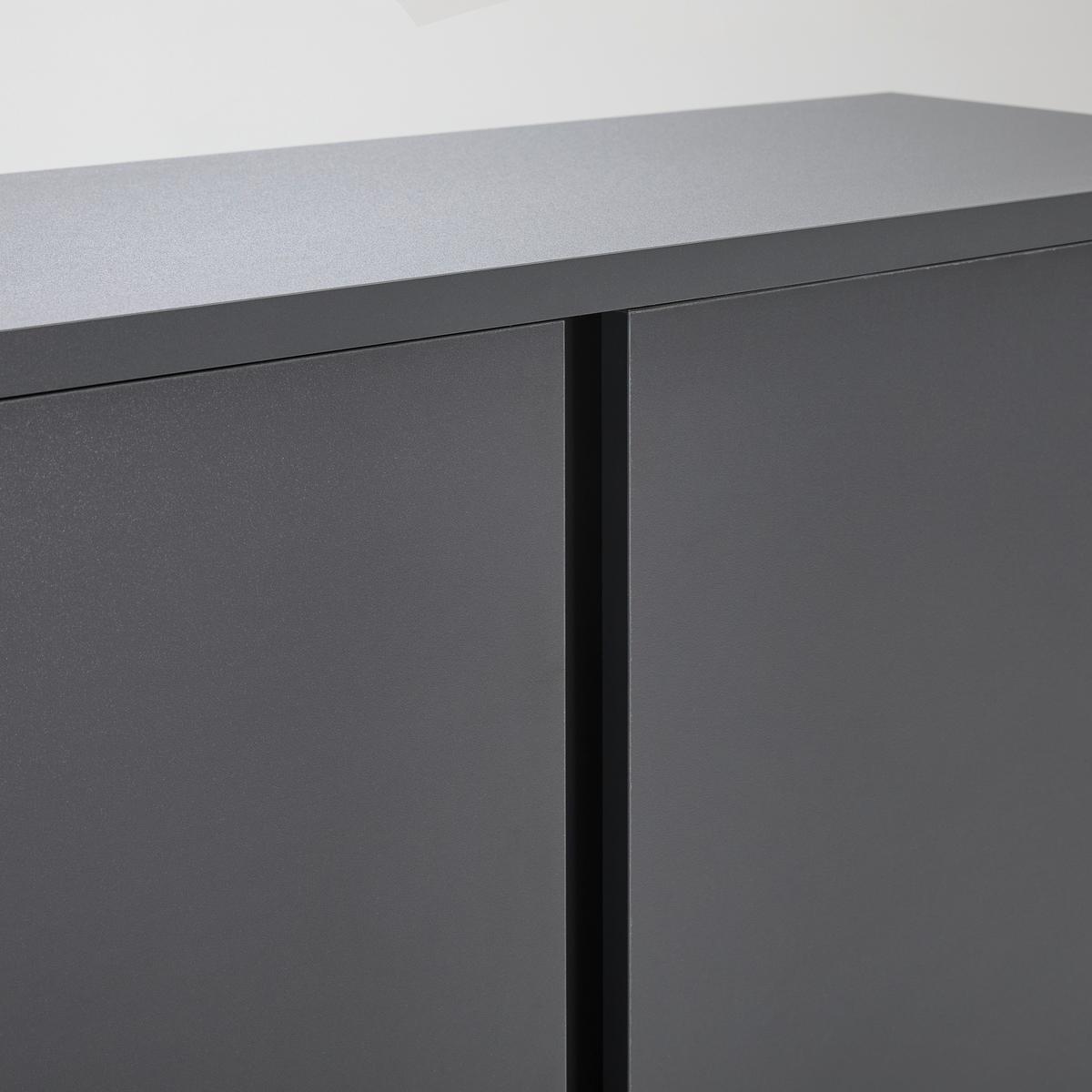 SZAFKA NA BUTY LIV - antracytowy, Konventionell, materiał drewnopochodny/tworzywo sztuczne (97,5/120/34cm) - Xora