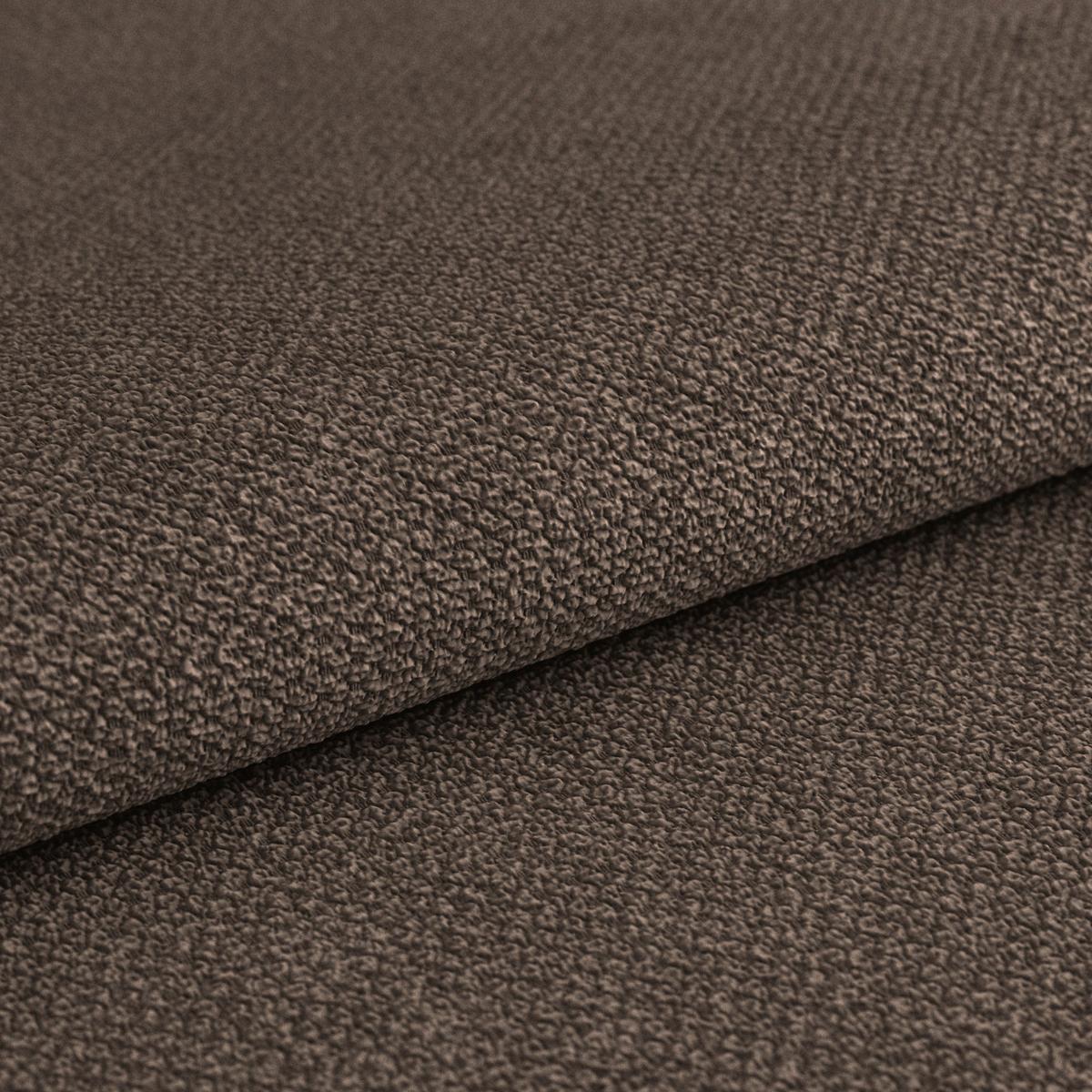 Kutna Garnitura Mendoza - tamno smeđa/crna, Design, tekstil/drvo (197/309cm) - Modern Living