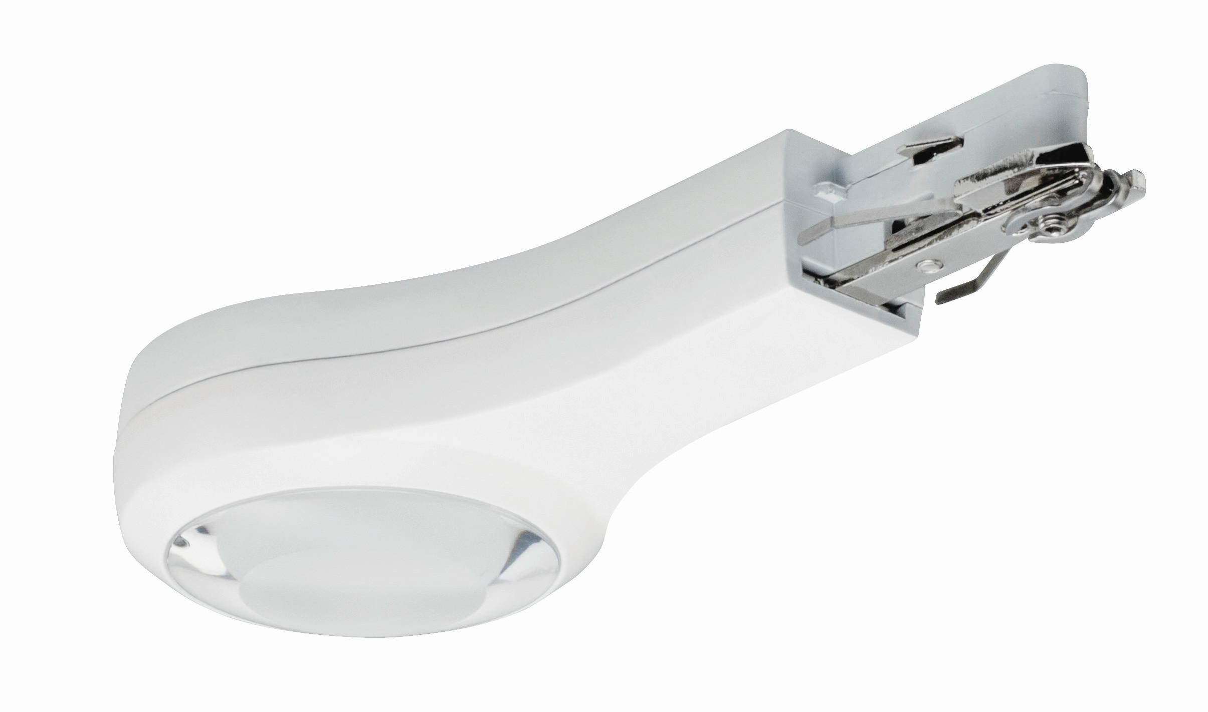 Schienensystem-Endkappe LED in Weiß max. 5,8 Watt - Weiß, Design, Metall (14,1/2,7/5,7cm) - Paulmann