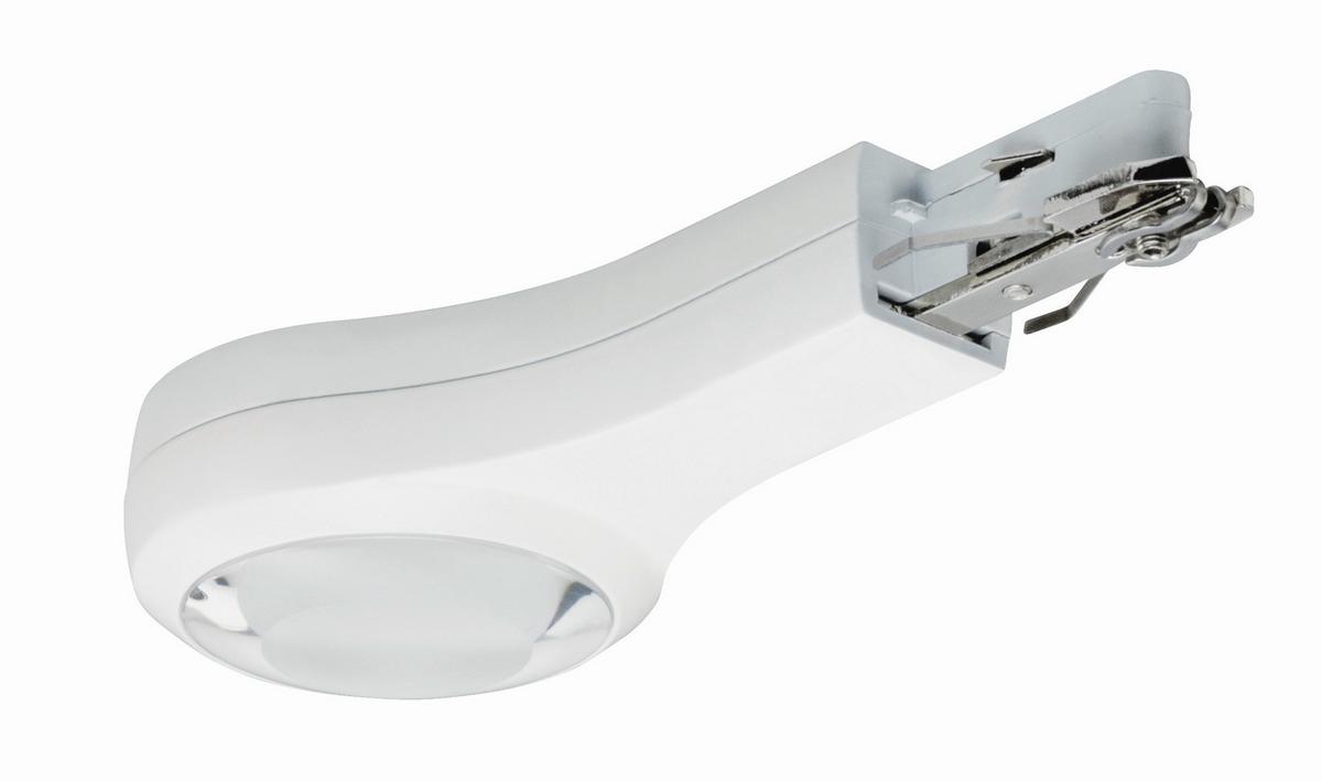 Schienensystem-Endkappe LED in Weiß max. 5,8 Watt - Weiß, Design, Metall (14,1/2,7/5,7cm) - Paulmann