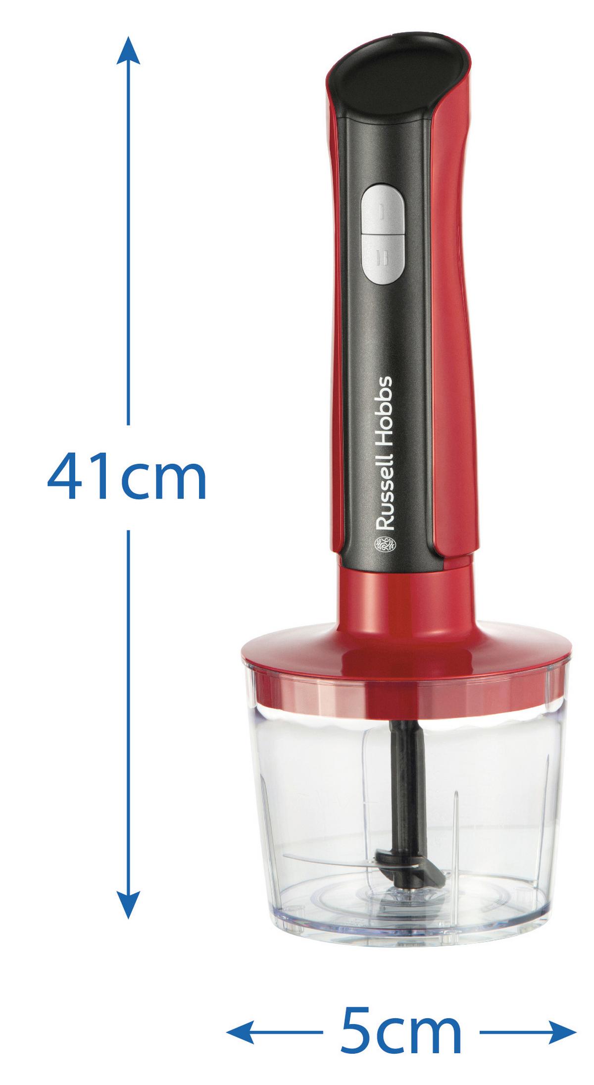 Botmixerszett Russell Hobbs Desire Red - piros, Modern, műanyag (5/41cm) - Russell Hobbs