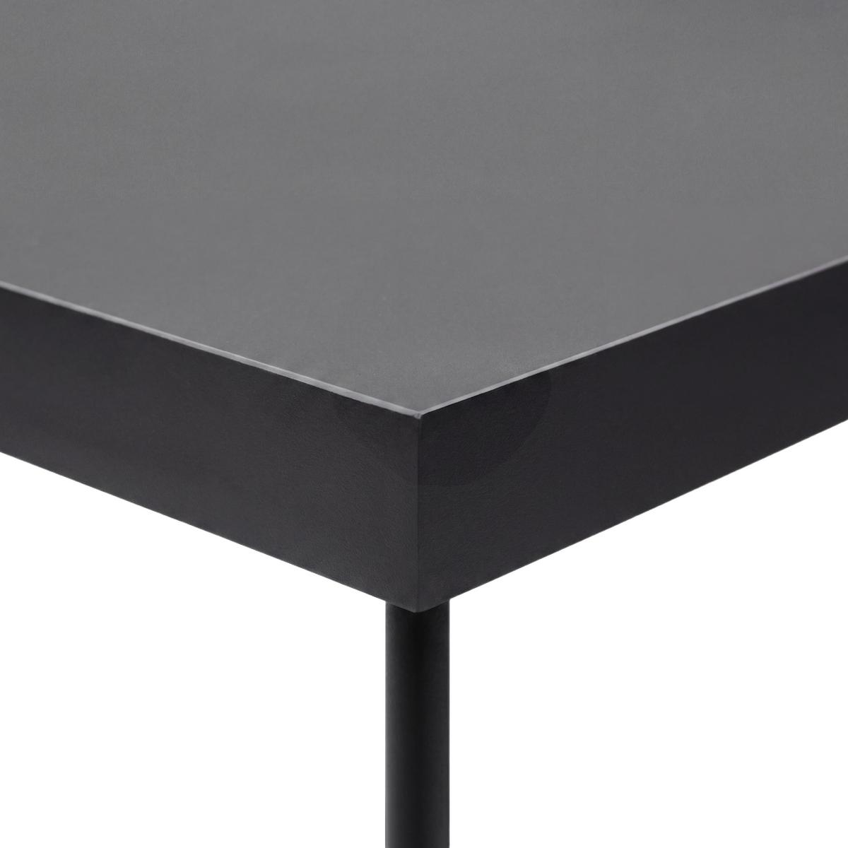 Polc Pinnar - sötétszürke, Modern, faalapú anyag/fém (33/136,5/33cm) - Mömax