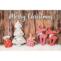 Fußmatte Merry Christmas Multicolor ca. 40x60cm - Multicolor, Basics, Textil (40/60cm)