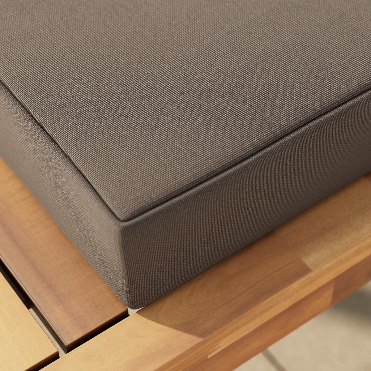 Lounge Garnitura Adam, Akacija, Siva, 3-Delno - siva, Moderno, kovina/les (175/71/68cm) - Mömax