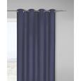 Készfüggöny Basic Ii Ulli - sötétkék, textil (140/245cm) - MÖMAX modern living