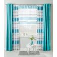 Zavesa Z Obročki Velours - turkizna, Konvencionalno, tekstil (140/245cm) - Mömax modern living
