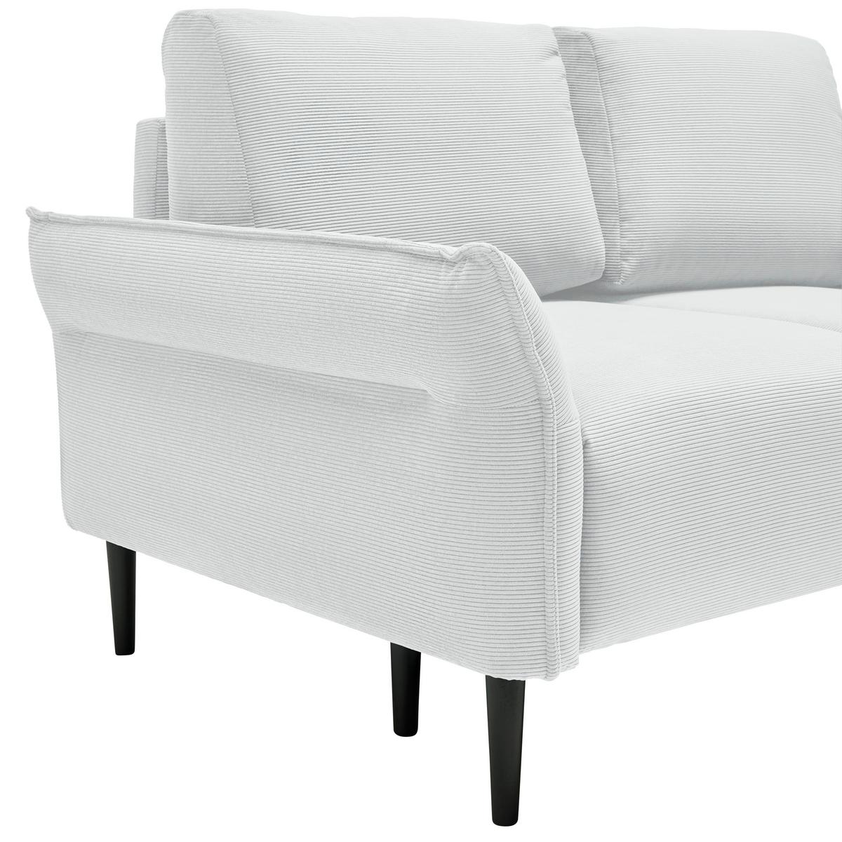 2-Sitzer-Sofa Custom Dunkelgrün - Dunkelgrün/Silberfarben, MODERN, Holz/Textil (150/85/92cm) - Mömax