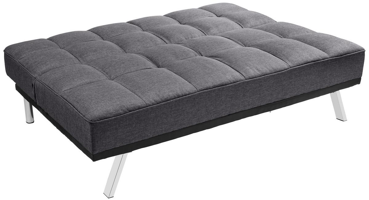 Zofa S Posteljno Funkcijo Roma, Antracit - barve nerjavečega jekla/antracit, Basics, kovina/tekstil (179/84/96cm) - Mömax