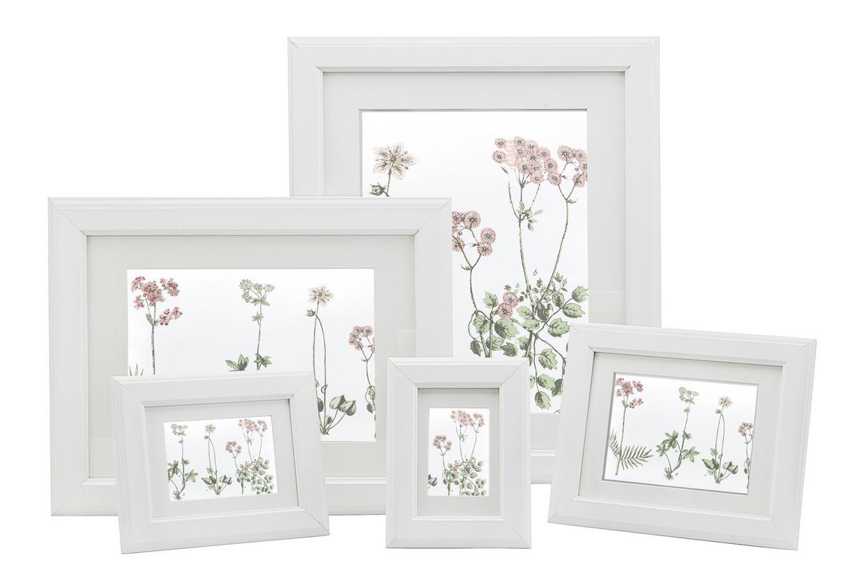 Rame foto, Provence - alb, Romantik / Landhaus, plastic/lemn (60/80cm) - Modern Living