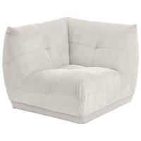 Modul Sofa Giselle Ecke Weiß - Weiß, Trend, Textil (105/80/105cm) - Livetastic