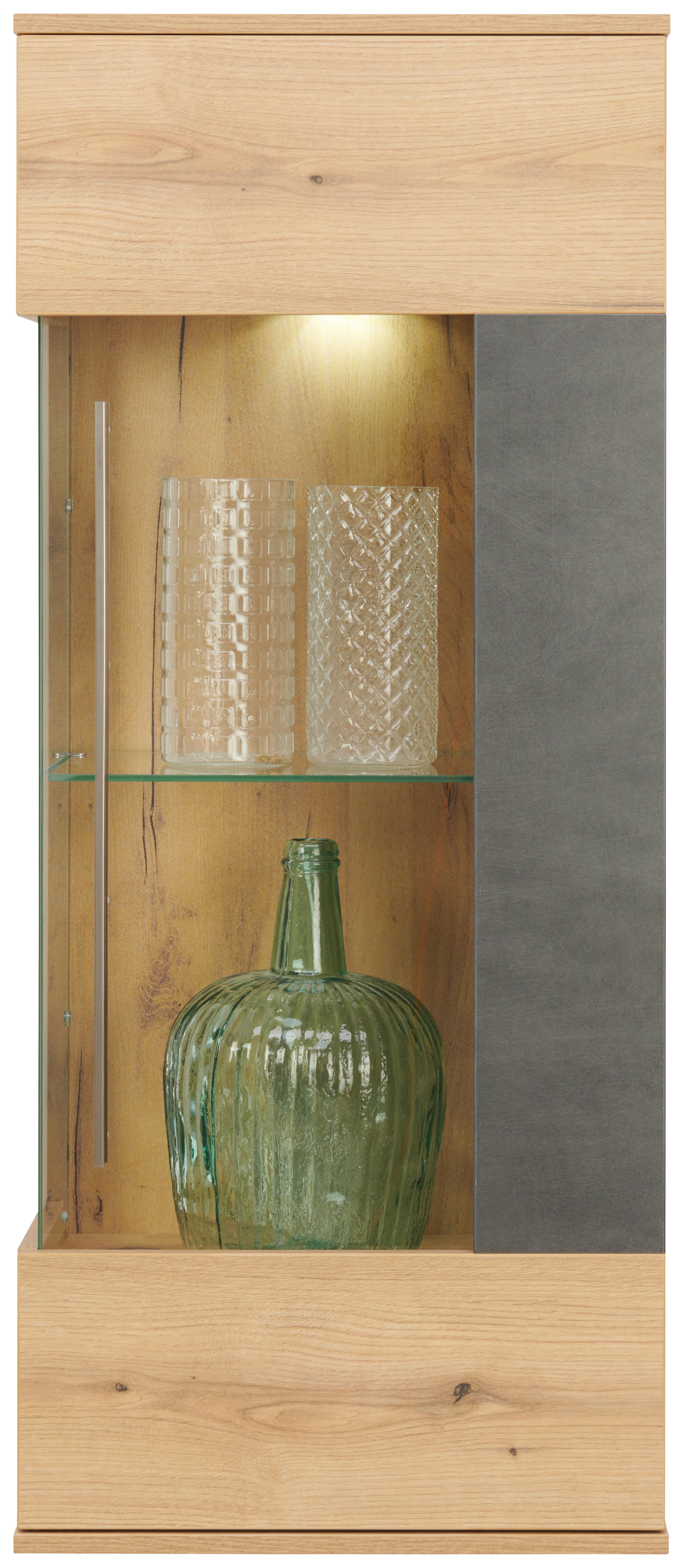 Viseća Vitrina Limit - Moderno, staklo/drvni materijal (53/125/35cm) - Modern Living