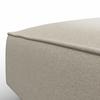 RECAMIERE FANNY - gråbrun/naturfärgad, Modern, trä/textil (154/55/73cm) - Bessagi Home