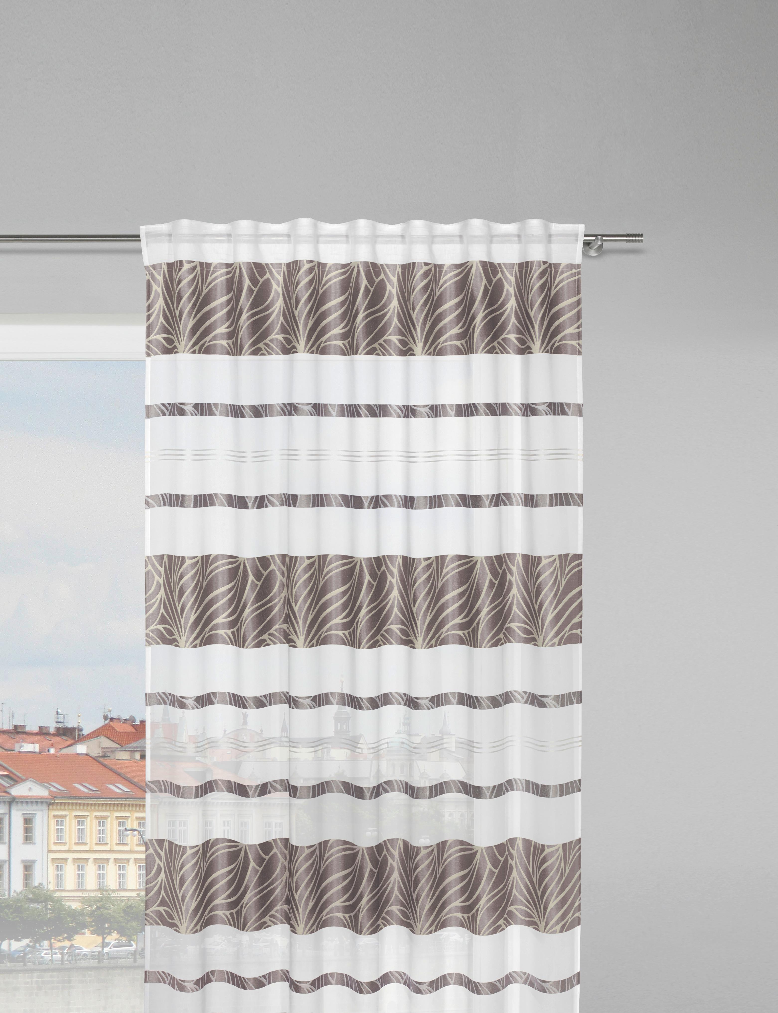 GARDINLÄNGD ANITA -AKT- - grå, Klassisk (140/245cm) - Modern Living