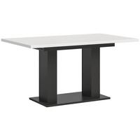 Ausziehtisch Marlon ca. 150-190 cm Weiß/Grau - Weiß/Grau, KONVENTIONELL, Holzwerkstoff (150-190/90/76cm)