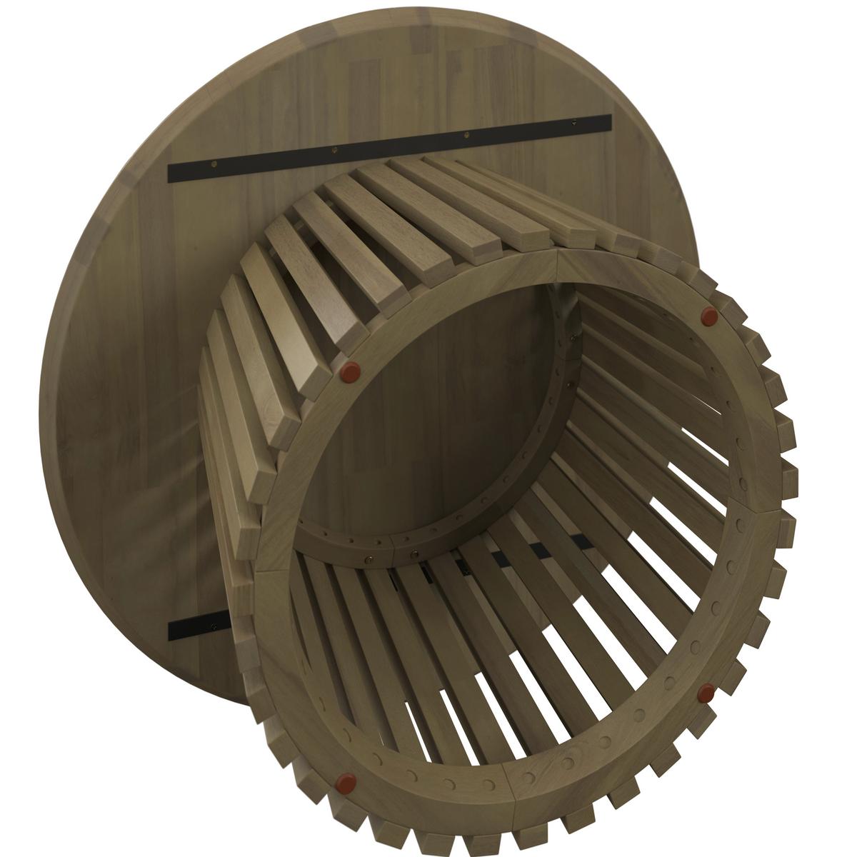 OGRODOWY STOLIK BOCZNY ZAKA -EXKLUSIV- - kolor akacjowy, Natur, drewno (40/40/45cm) - Ambia Garden