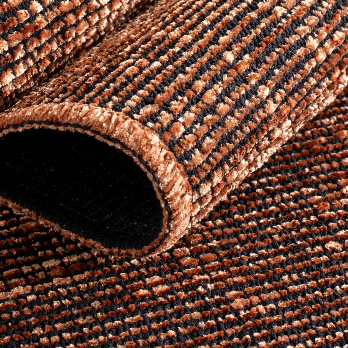 Ravno Tkana Preproga Space, Barva Bakra, 200x290cm - barve bakra, Basics, tekstil (200/290cm) - Novel