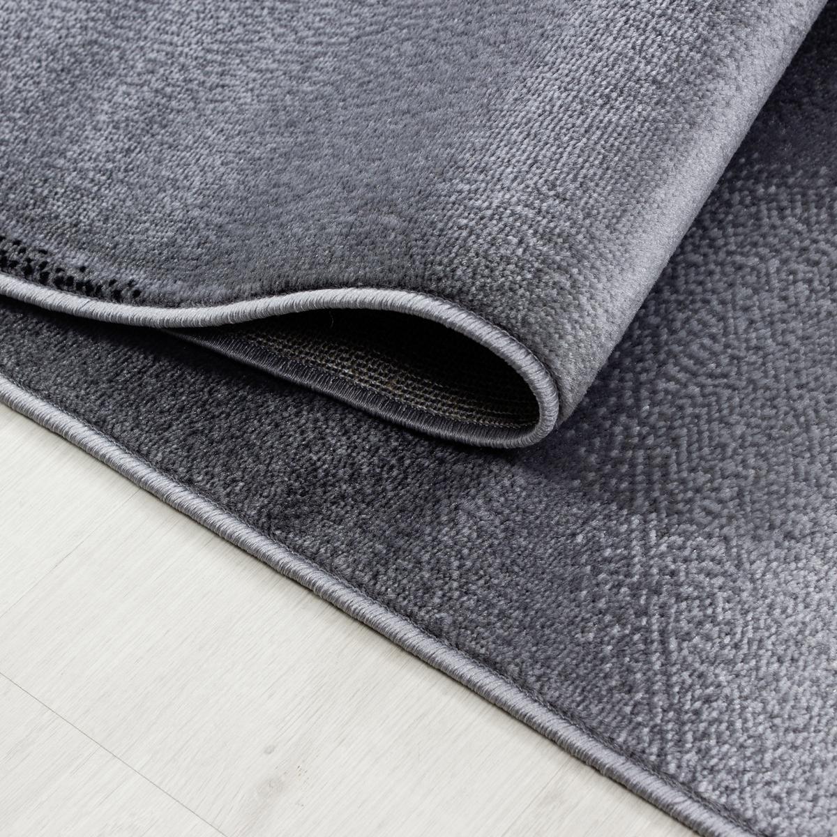 Webteppich Plus Black Schwarz ca. 160x230cm - Schwarz, KONVENTIONELL, Textil (160/230cm) - Novel