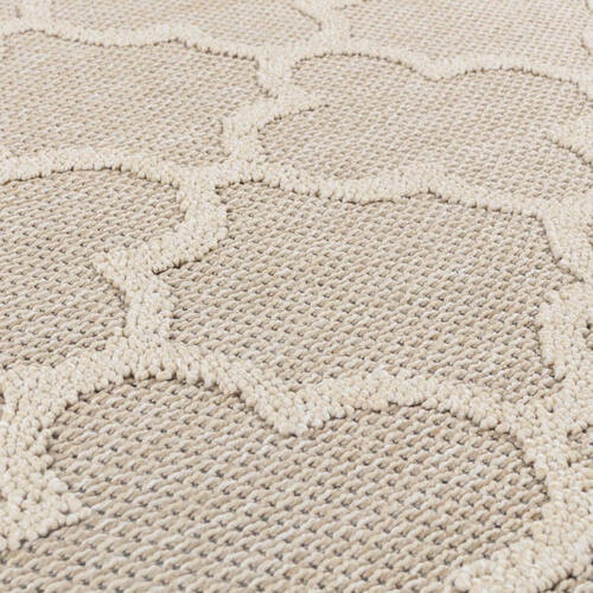 Outdoorteppich Patara Beige ca. 200x290cm - Beige, Design, Textil (200/290cm) - Novel