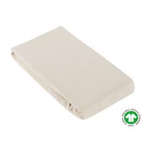 Fixleintuch Bio Greta in Beige ca. 100x200cm - Beige, Modern, Textil (200/100/30cm) - ecoTree