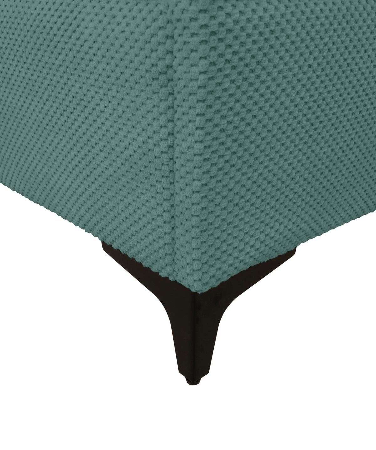 Box Krevet Jerry - tirkizna/crna, Konvencionalno, tekstil (140/200cm) - Mömax