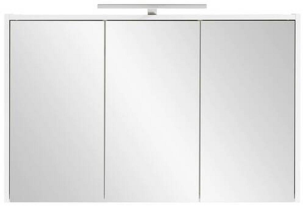 Spiegelschrank Flag ca. 93,5x60x16 cm Weiß - MODERN, Glas/Holzwerkstoff (93,5/60/16cm) - MID.YOU