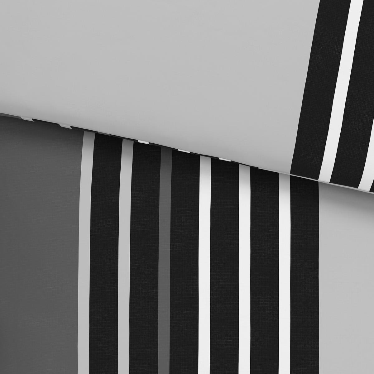 Posteljina Anton 140x200/60x80 Cm - siva/crna, Konvencionalno, tekstil (140/200cm) - Modern Living