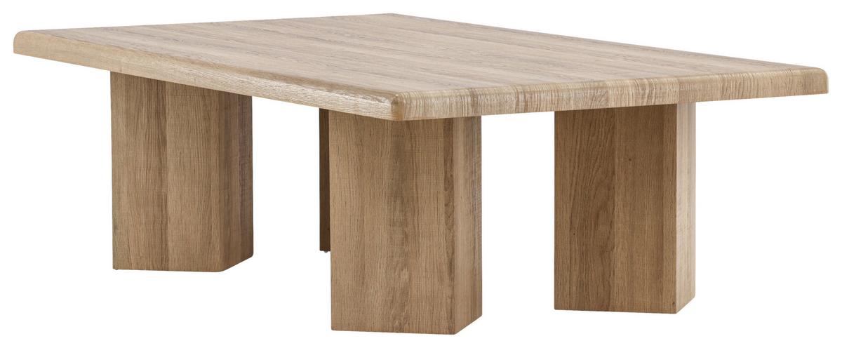 COUCHTISCH LILLEHAMMER - Hellbraun, Design, Holz (140/80/40cm) - Livetastic