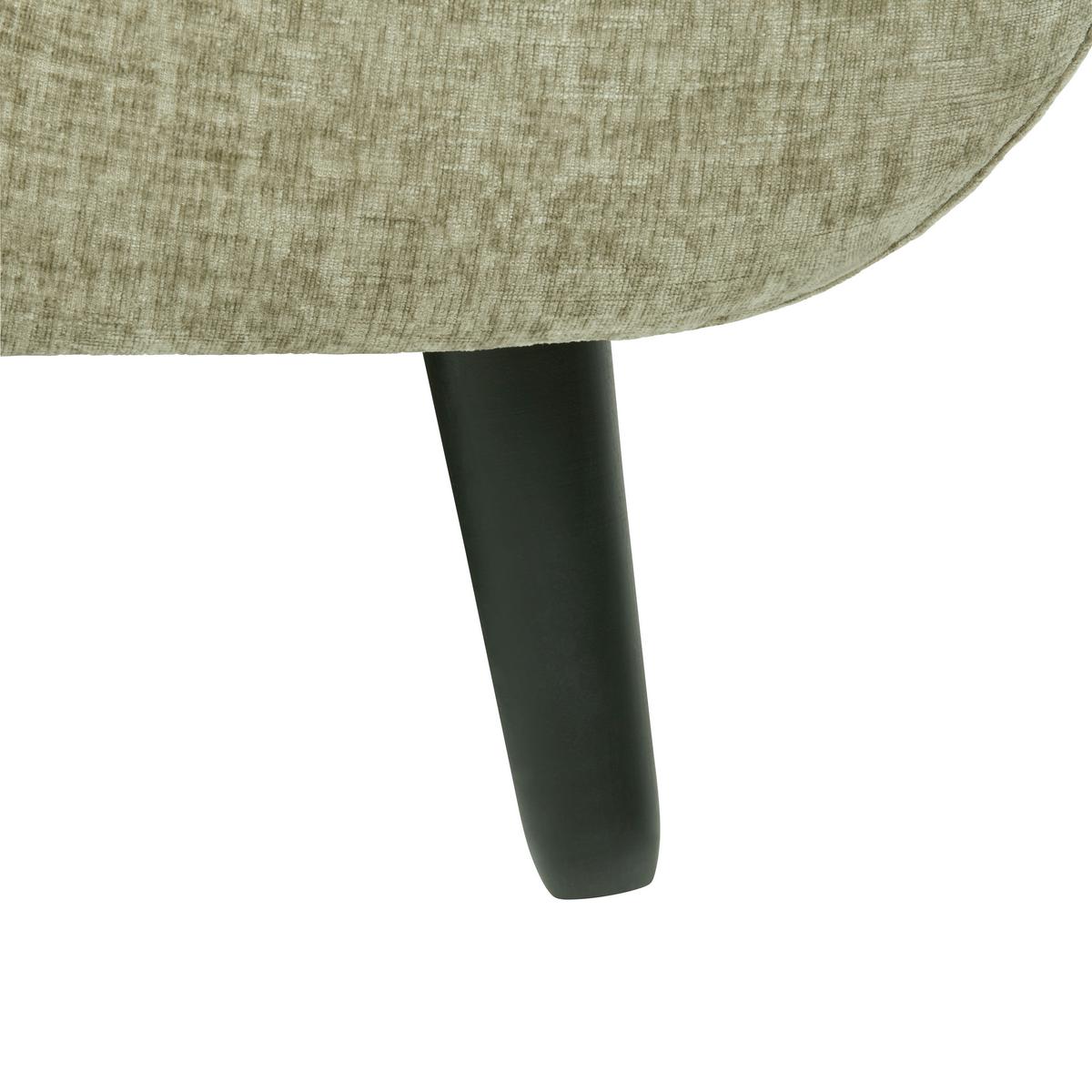 Megasofa Buckley Grün - Schwarz/Grün, MODERN, Holz/Textil (225/75/102cm) - Premium Living