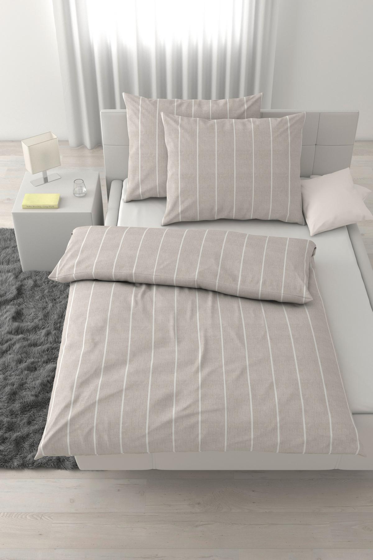 Posteljnina Tyline Xxl - svetlo siva, tekstil (200/200/0,1cm) - Mömax