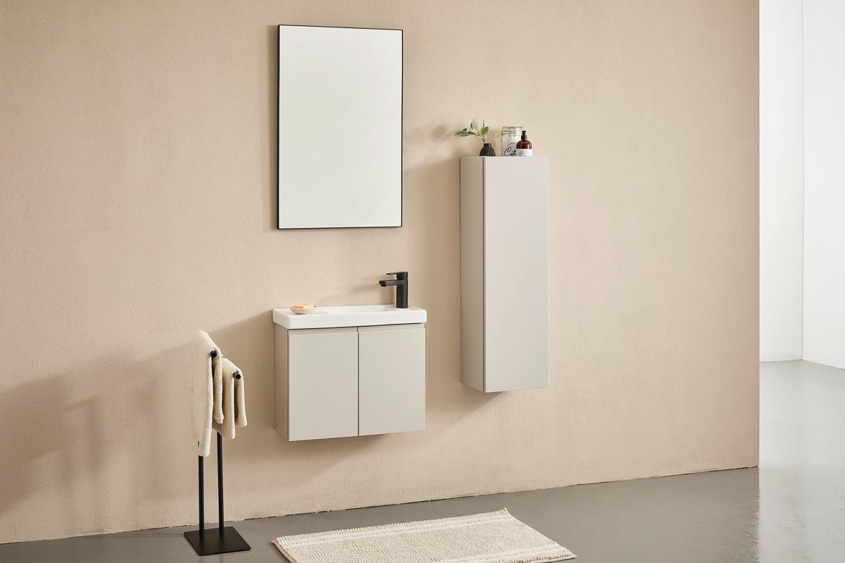 KOMODA WYSOKA COAST - kaszmir, Modern, materiał drewnopochodny (30/100/25cm) - MID.YOU