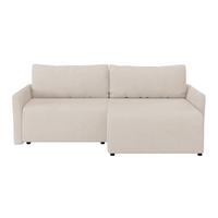 Sedežna Garnitura Sonos, Bež, Ležišče, Predal - črna/ekru, Moderno, tekstil (228/146cm)