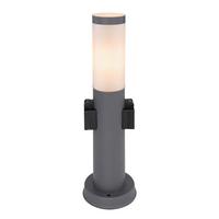 WEGELEUCHTE 3158AK - Anthrazit/Opal, Design, Kunststoff/Metall (12,7/45cm) - Globo